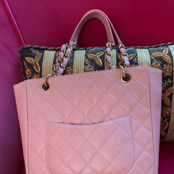 Chanel Caviar Mini Shopper Tote - Picture 7 of 16